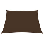 ZNTS Sunshade Sail Oxford Fabric Square 3.6x3.6 m Brown 135798