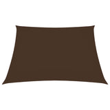 ZNTS Sunshade Sail Oxford Fabric Square 3.6x3.6 m Brown 135798