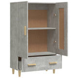 Highboard Concrete Grey 70x31x115 cm Engineered Wood 812568