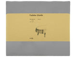 Table Cloth 5 pcs Oval Light Grey 130 x 180 cm Polyester 42040269