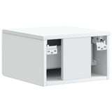 Wall-Mounted Bedside Cabinet 2 pcs White 34.5 x 33 x 20 cm 898596