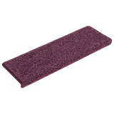Stair Mats 30 pcs 65x21x4 cm Dark Purple Rectangular Edge 3365837