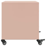 ZNTS Bedside Cabinets 2 pcs Pink 36x39x43.5 cm Steel 846629