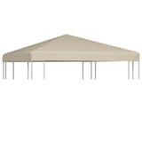 Gazebo Top Cover 310 g/m 3x3 m Beige 44778