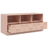 TV Cabinet Pink 99x39x44 cm Steel 841734