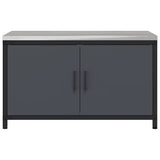 Kitchen Storage HATTEM Anthracite 90 x 50 x 53 cm Steel 874998