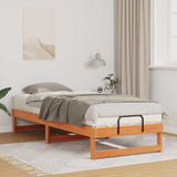 Bed Frame Brown 90 x 210 cm Solid Pine Wood 873162