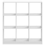Bookcase White 102x32x108 cm Engineered Wood 3307837