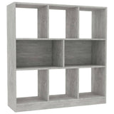 Book Cabinet Concrete Grey 97.5x29.5x100 cm Engineered Wood 800175