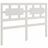 Bed Frame without Mattress White 200x200 cm Solid Wood 3105686