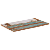 Rectangular Table Top 60x100 cm 25-27 mm Solid Reclaimed Wood 286056