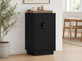Sideboard VENRAY Black 35 x 33 x 77.5 cm Engineered Wood 8020010