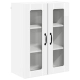 Wall Glass Cabinet LUCCA High Gloss White 60 x 31 x 80 cm 885089