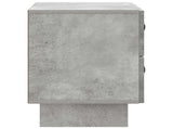 Bedside Cabinet with Drawer Concrete Grey 62 x 34.5 x 47.5 cm 893858