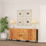3 Piece Sideboards Solid Wood Acacia 3143639