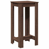 Bar Table Brown Oak 51x50x103.5 cm Engineered Wood 854406