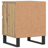 Bedside Cabinets 2 pcs Artisan Oak 40x35x50 cm Engineered Wood 857439
