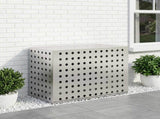 Air Conditioner Cover Silver 100 x 50 x 70 cm Stainless Steel 8014133