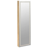 Mirror Jewellery Cabinet with LED Lights Wall Mounted 353255