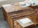 Coffee Table Old Wood 90 x 49 x 46 cm Engineered Wood 883452