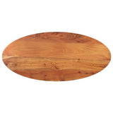 Table Top 110x40x2.5 cm Oval Solid Wood Acacia 370801