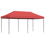 ZNTS Foldable Party Tent Pop-Up Burgundy 580x292x315 cm 4004939