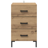 Bedside Cabinet Artisan Oak 40 x 40 x 66 cm Engineered Wood 882117