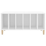 Record Cabinet White 100x38x48 cm Engineered Wood 831973