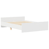 Bed Frame without Mattress White 120x190 cm Small Double 3203775