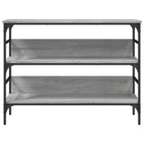 Console Table Grey Sonoma 100x32x75 cm Engineered Wood 839061