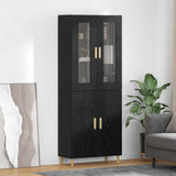 Highboard Black Oak 69.5 x 34 x 180 cm 3416199