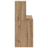 Desk with Shelf Artisan Oak 102 x 50 x 124 cm Engineered Wood 869361