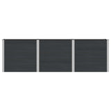 Garden Raised Bed Black 300 x 50 x 91 cm 42038993