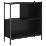 Bookcase Black 72x28x77,5 cm Engineered Wood 838878