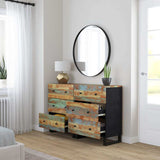 Sideboard Set of 2 Multicolour Blue, Green, Orange 3143637