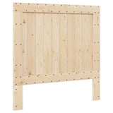 Bed Frame Natural Pine Solid Wood Single Durable Rectangular 3281533