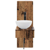 Bathroom Furniture Set 2 pcs Old Wood 33 x 34.5 x 100 cm 3406101