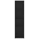 Highboard Black Oak 35 x 37 x 142 cm Engineered Wood 882903