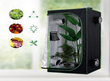 Grow Tent Reflective Mylar Hydroponic with Adjustable Vents and Floor Tray for Indoor Plant Growing, T3398P320048