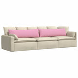 Sofa Pillows 2 pcs Pink 145 x 40 cm Fabric 42013840