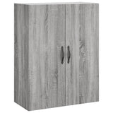 Highboard Grey Sonoma 69,5x34x180 cm Engineered Wood 3198087