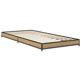 Bed Frame Artisan Oak 80 x 200 cm Engineered Wood 8009148