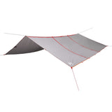 Camping Tarp Grey and Orange 420x440 cm Waterproof 94675