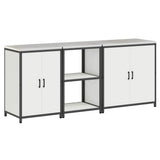 Kitchen Storage Set HATTEM 3 pcs White Cold-rolled Steel 3392702