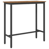 Table Old Wood 100 x 40 x 100.5 cm Engineered Wood and Steel 873742