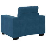 Sofa 3 pcs Blue Velvet 3324648