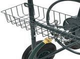 Garden Hose Trolley with 1/2" Hose Connector 75 m Steel 143777