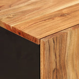 Sideboard with 4 Doors 60x33x75 cm Solid Wood Acacia 352918