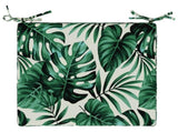 Seat Cushions SOEST 4 pcs 100% Polyester Leaf Pattern 944579