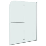 144677 Folding Shower Enclosure 2 Panels ESG 120x140 cm